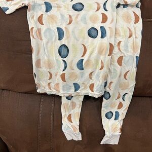 Little Sleepies Moon Phase Pajamas - Multicolor